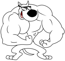Arquivo:Arnold the pitbull posing 5 vector by ldejruff-d5ysp3q.png