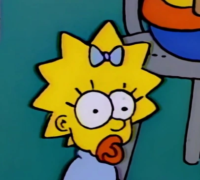 Arquivo:TheSimpsonsT1Ep2MaggieSimpson.webp