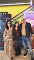 Dubladores do casal Lorraine Warren e Ed Warren (Andrea Murucci e Reginaldo Primo) com a dubladora da Heather Smurl (Isabelle Cunha) na Pré-Estreia.