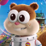 Sandy Bochechas (criança) em Bob Esponja: O Incrível Resgate