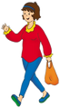 Mamãe (2ª Voz) em Caillou