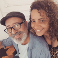 Reinaldo Simões com Carol Crespo