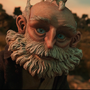 Geppetto em Pinóquio por Guillermo Del Toro