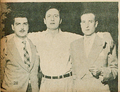 Gastão Malta, Mário Jorge Montini e Celso Marival na Rádio São Paulo (1960)