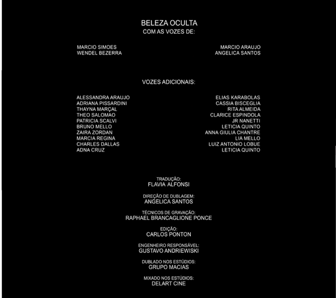 Arquivo:BelezaOcultaCreditos dedublagem.png