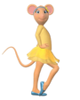 Gracie em Angelina Ballerina: Os Seguintes Passos