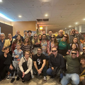 Elenco de dublagem na Pré-Estreia Parte 2.