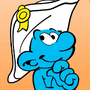 Smurf Sonhador também em Os Smurfs (Herbert Richers)