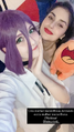 Dubladora da Makima (Luísa Viotti) com uma cosplayer da Reze na Pré-Estreia.