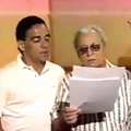 Darcy com André Filho em 1994 durante as gravações do CD Drama "A Vida de Cristo".