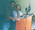 Fernando Peron e Francisco Borges na Clone (21/01/2002)