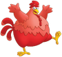 Grande Galinha Vermelha em Dora, a Aventureira