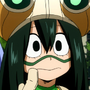 Tsuyu Asui em My Hero Academia