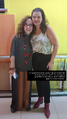 Diretora de dublagem, Telma da Costa, junto com a dubladora Lucila Bach.