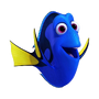 Dory na franquia Procurando Nemo