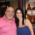 Dublador do Marcus Burnett (Mauro Ramos) com á dubladora Andrea Murucci na Pré-Estreia.