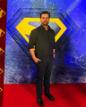 Dublador do Kal-El / Clark Kent / Superman, Diego Lima no evento promocional.