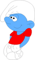 Smurf Relaxado em Os Smurfs (Herbert Richers)