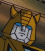 Bumblebee em Transformers G1 (Herbert Richers) e Transformers: O Filme (VHS)