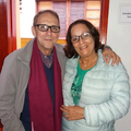 Jorge Barcellos com Rosa Maria Baroli (2018).
