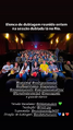 Elenco de dublagem na sala de cinema na Pré-Estreia.