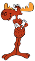 Bullwinkle em As Aventuras de Rocky e Bullwinkle (1959)