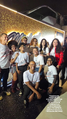 Diretora de dublagem (Andrea Murucci) com os dubladores de Michael Jackson e Katherine Jackson (Marcus Eni e Izabel Lira), além dos dubladores (Pamella Rodrigues, Cassio Alves, Thiago Fagundes, Maju Helman, Ygor Marçal e Fernanda Ribeiro) na pré-estreia de 16/04/2026.