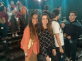 Dubladora Rita Ávila com a dubladora Regina Maria Maia na sessão especial.