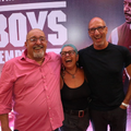 Dubladores do Mike Lowrey e Marcus Burnett com á dubladora da Theresa Burnett (Márcio Simões,Mauro Ramos e Márcia Morelli) na Pré-Estreia.