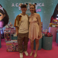 Dublador do Pandy (Gab Cardoso) com a dubladora da Gabby (Isa Pagnota) na Pré-Estreia.