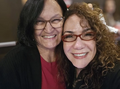 Dubladora da Lara Lor-Van, Telma da Costa juntos com os dubladora, junta com dubladora Martha Kent (Marize Motta) na Pré-Estreia.