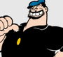 Brutus em O Marinheiro Popeye