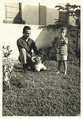 Potyguara e seus filhos, Adriano e Alexandre, em 1968.