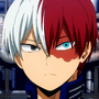 Shōto Todoroki em My Hero Academia