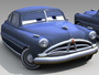 Doc Hudson nos jogos Carros e Carros: Aventuras em Radiator Springs