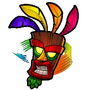 Aku Aku em Crash Team Racing Nitro-Fueled