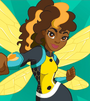Abelha em DC Super Hero Girls (2015) (1ª Dublagem)