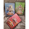 Capa dos três DVDs de Super Samurai lançados pela Warner Home-Video.