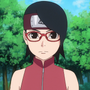 Sarada Uchiha em Boruto: Naruto Next Generations e Boruto: Naruto o Filme
