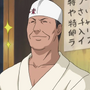 Teuchi em Naruto (ep. 101) e Shippūden (ep. 1)