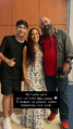 Dubladores Gabriel Verta,Manu Durão junto com diretor de dublagem Rodrigo Oliveira.