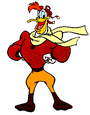 Capitão Bóing em DuckTales - Os Caçadores de Aventuras (Herbert Richers; 2ª voz) e O Tesouro da Lâmpada Perdida