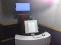 Estúdio de dublagem da Audio News (2011).