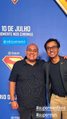 Dublador do Michael Holt / Senhor Incrível, Rafael Pinheiro junto com o dublador do Lex Luthor, Rodrigo Antas.