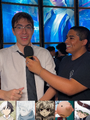 Dublador Gabriel Verta com o Youtuber Yago Souza do canal Yago Souza Crítico na Pré-Estreia.