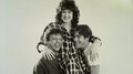 Paulo Celestino com Claudia Raia e José de Abreu em divulgação de Gatão de Estimação, de 1985.