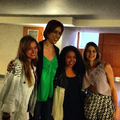 Dubladoras da Garotas Margo,Agnes e Edith. Bruna Laynes , Pamella Rodrigues e Ana Elena Bittencourt juntas com a voz da Lucy Wilde Maria Clara Gueiros na Pré-Estreia.