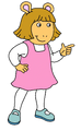 Dora Winifred "D.W." Read (2ª voz) em Arthur