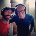 Marcello Crawshaw e Márcio Simões gravando Placa-Mãe (2019)