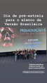 Elenco na sessão de pré-estreia, com os dubladores